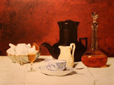 Caffè e cognac da Albert Anker